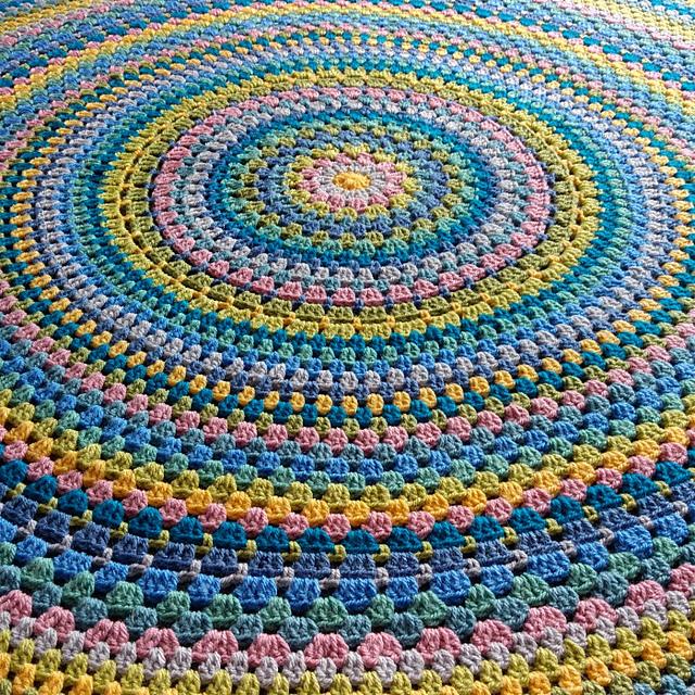 Ravelry: Blandala Circular Blanket pattern by Crafternoon Treats