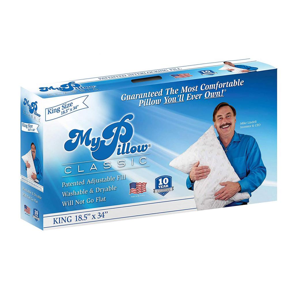 MyPillow Classic Series Foam King Sized Bed Deep Sleep Pillow, Green Firm Fill - Walmart.com