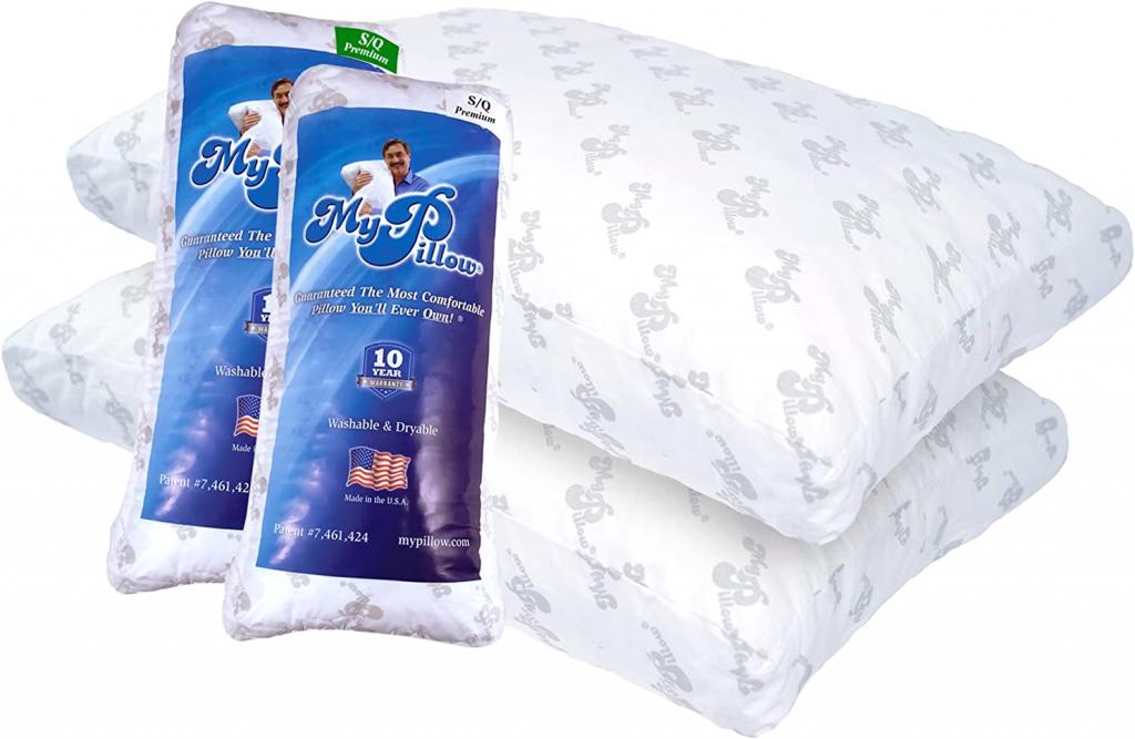 MyPillow Premium Bed Pillow 2 Pack [Std/Queen, Green] - Walmart.com
