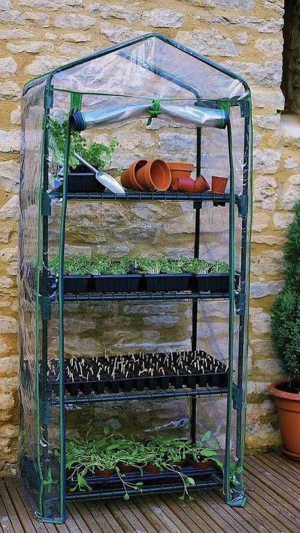 4 Tier Mini Greenhouse - R687 | Mini greenhouse, Diy greenhouse, Indoor greenhouse